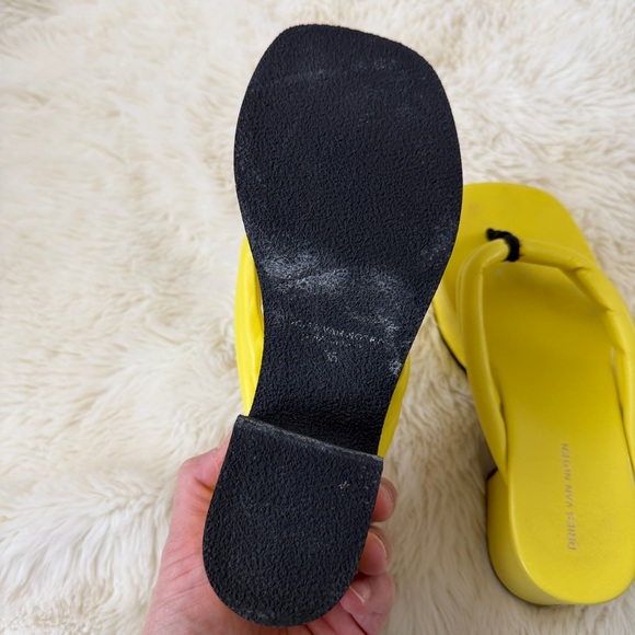 Dries Van Noten Leather Platform Thong Sandals size EU 36 - Picture 3 of 8